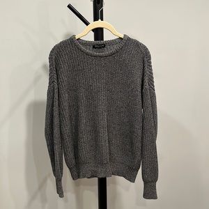 American Apparel gray woven women’s sweater (S)